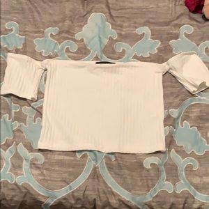 White and green crop tops  from Pacsun